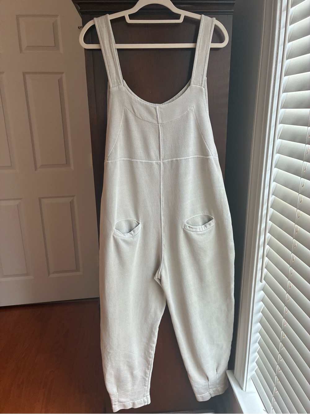 Vintage Free People Intimately 100% Cotton Drop Crotch Jumpsuit - Picture 2 of 9